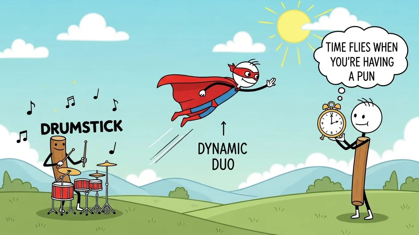 Stick Puns One-Liners