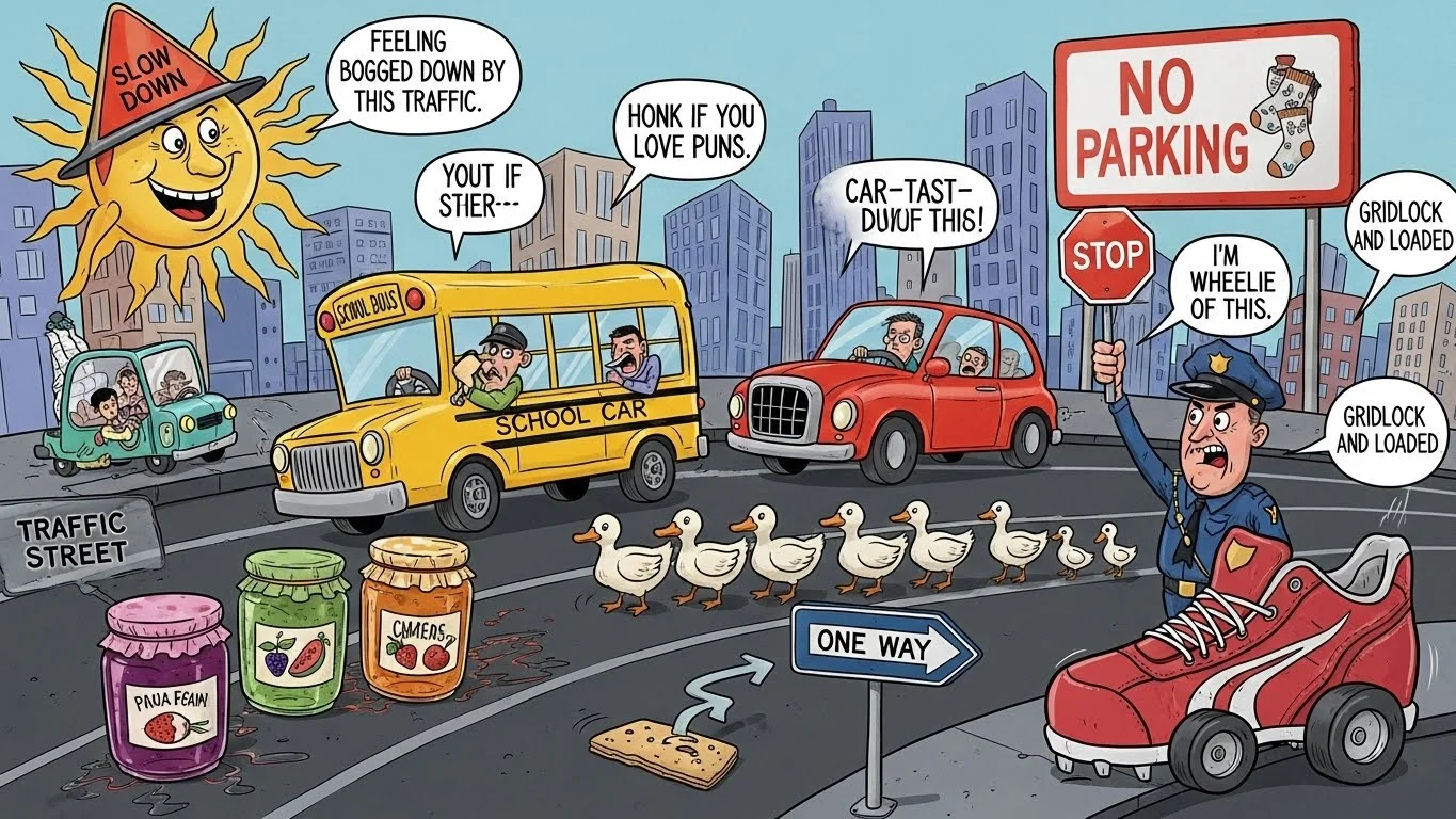 Traffic Puns in English