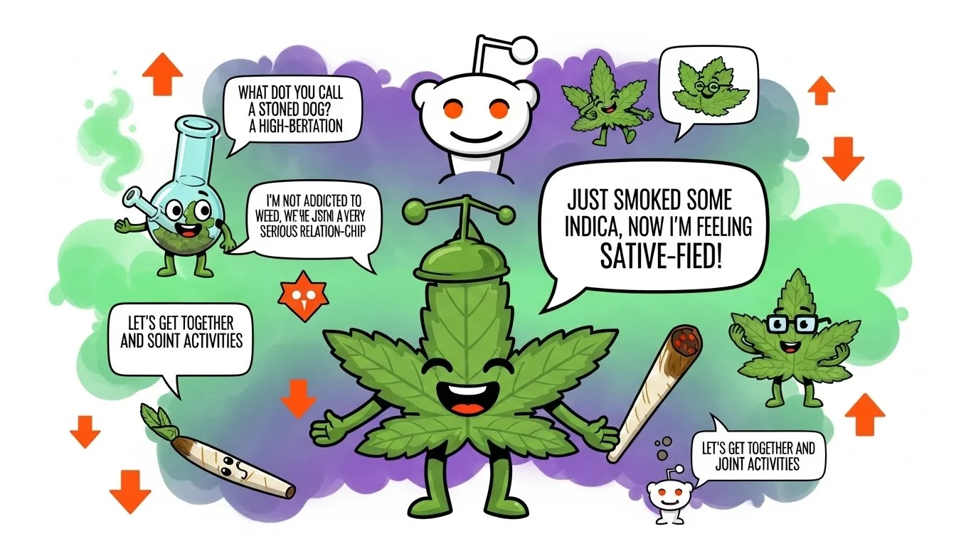 Weed Puns Reddit Style