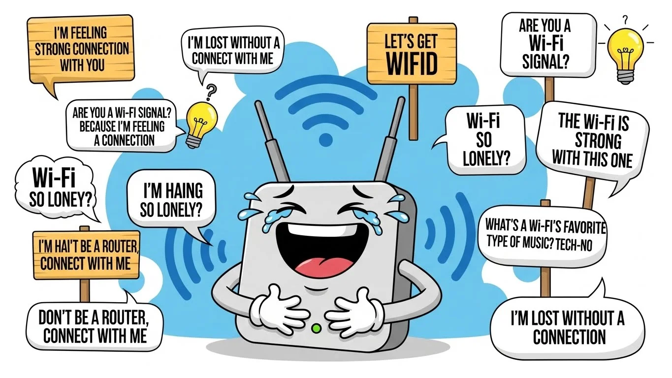 WiFi Puns One Liners