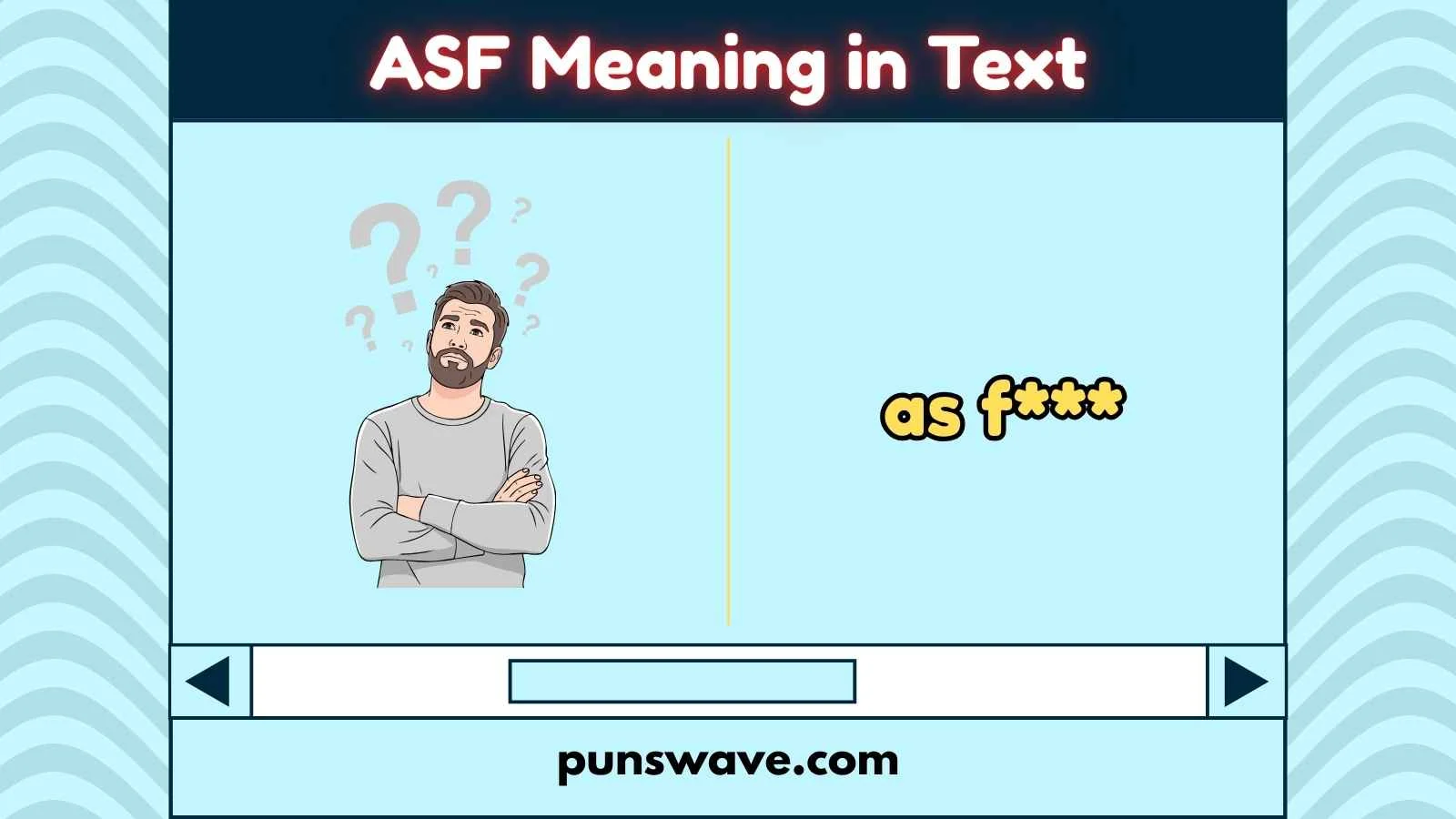 ASF Meaning in Text