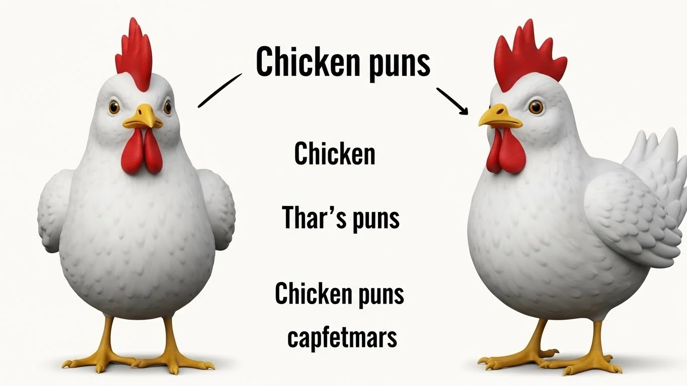 chicken puns captions