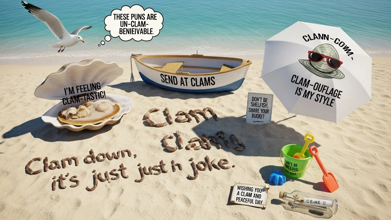 clam puns one liners
