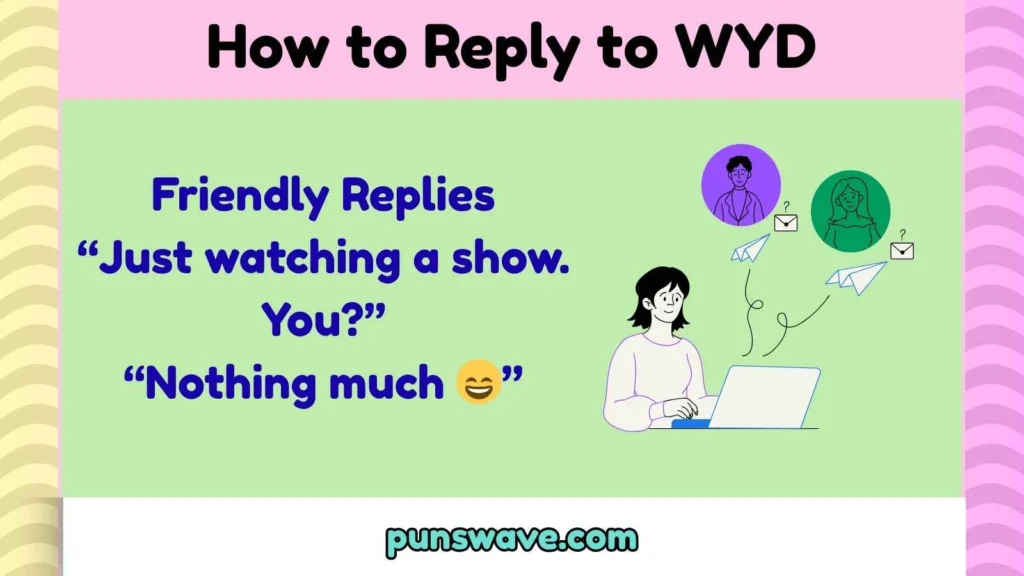 How to Reply to WYD