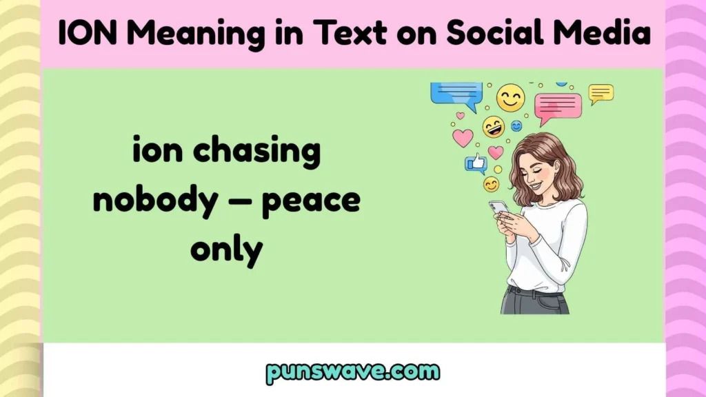 ION Meaning in Text on Social Media