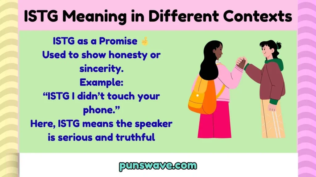 ISTG Meaning in Different Contexts