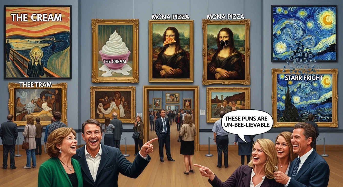 painting puns captions