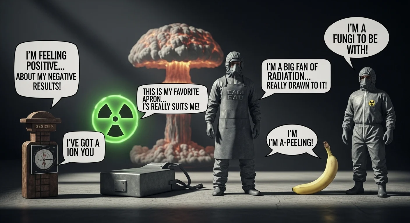 radiation puns one liners