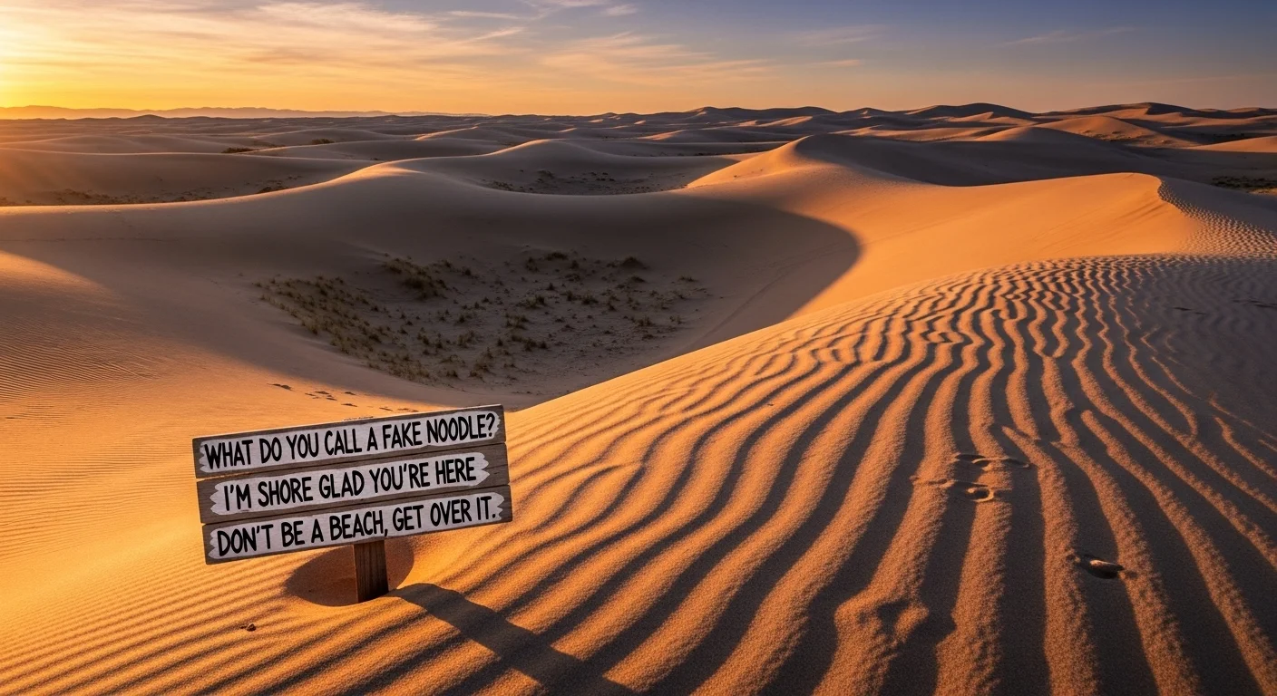 sand dune puns captions