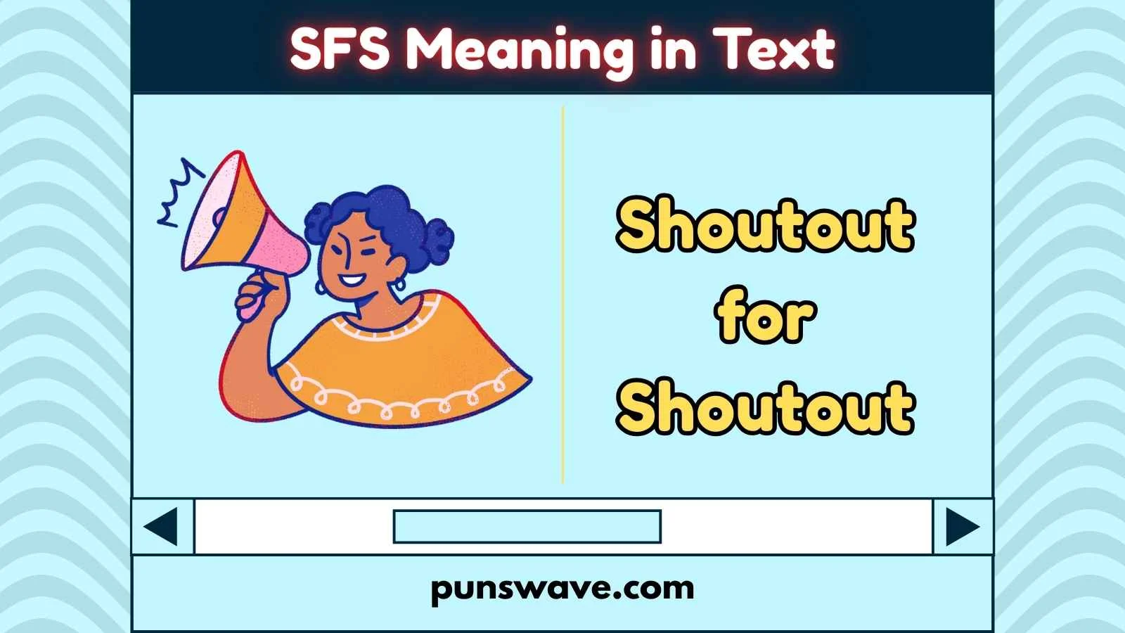 SFS Meaning in Text