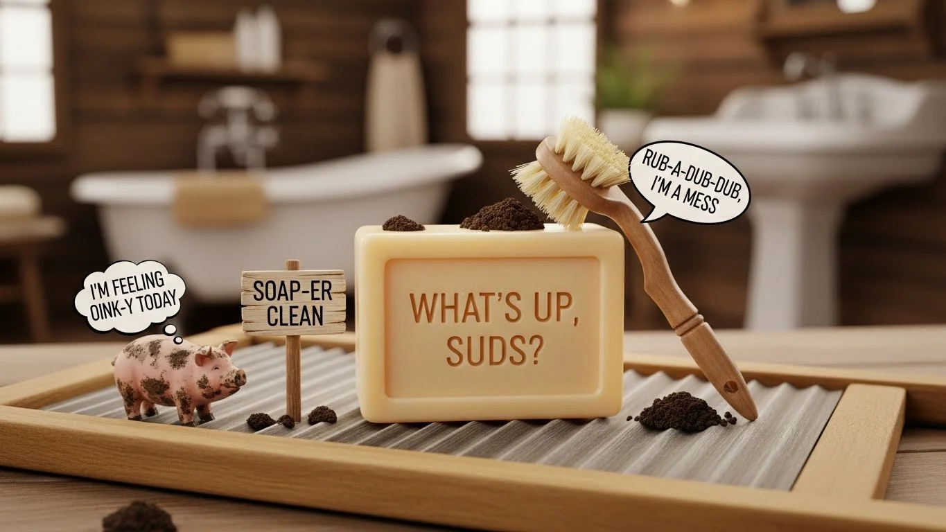 soap puns dirty