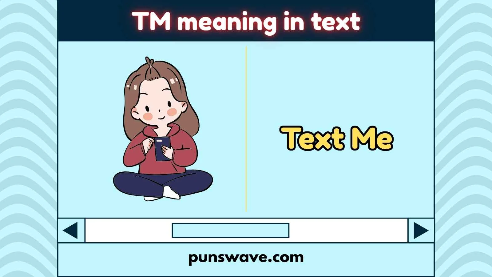 TM meaning in text