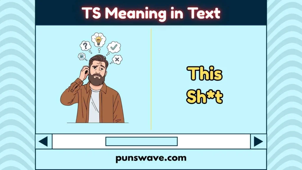 TS Meaning in Text