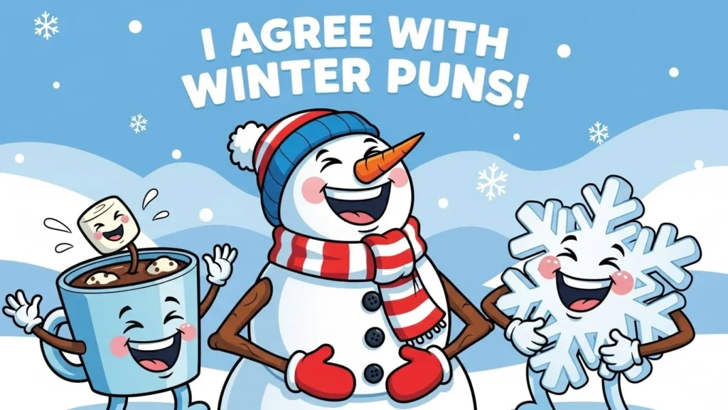 winter puns for Instagram
