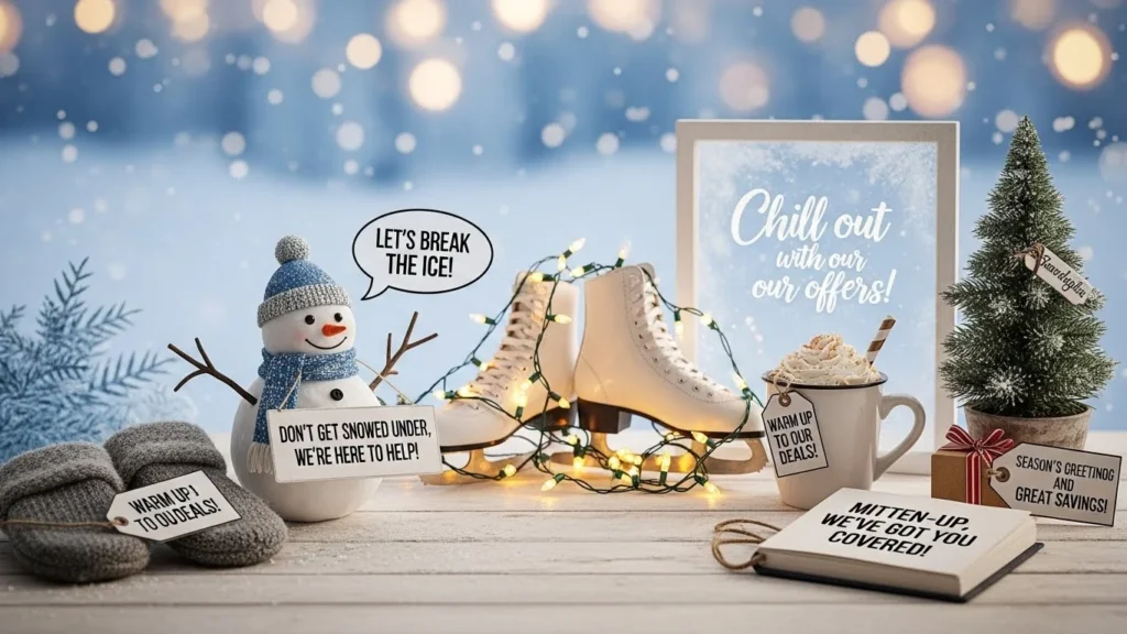 winter puns for marketing