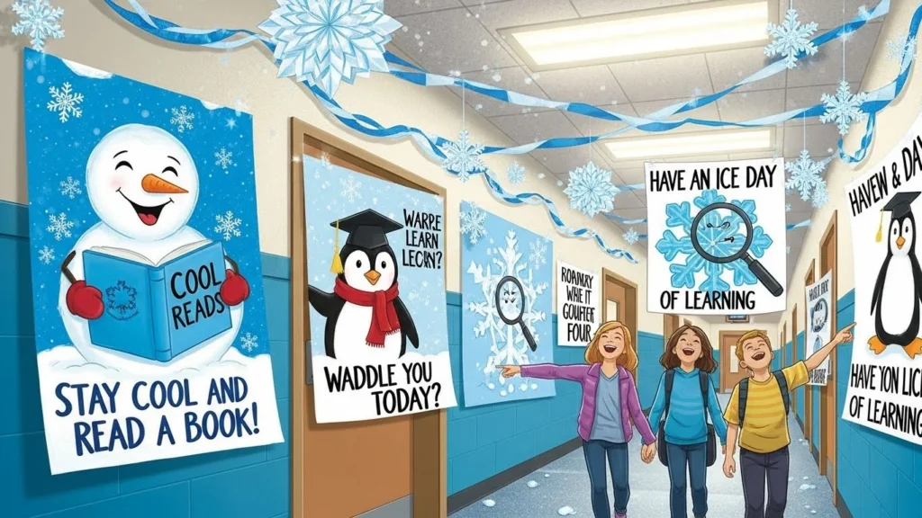 winter puns for school