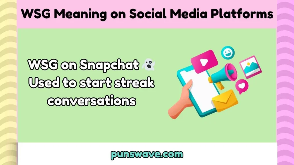 WSG Meaning on Social Media Platforms