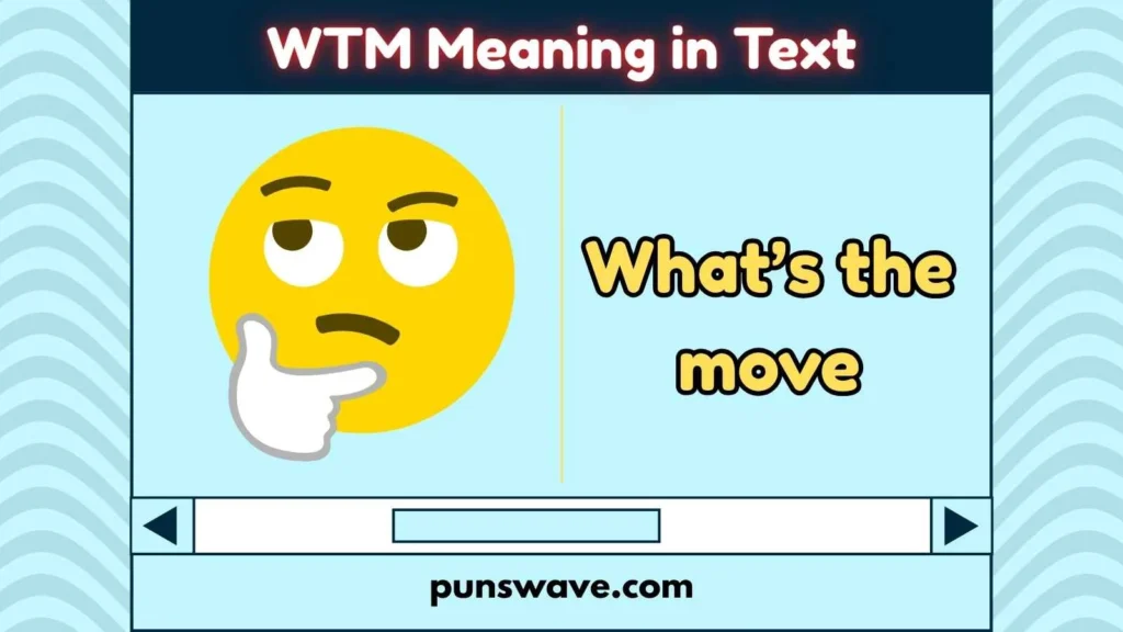 WTM Meaning in Text