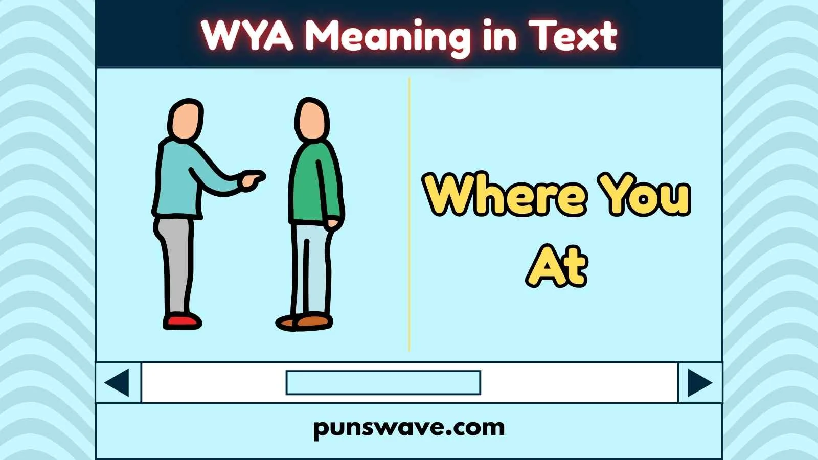 WYA Meaning in Text