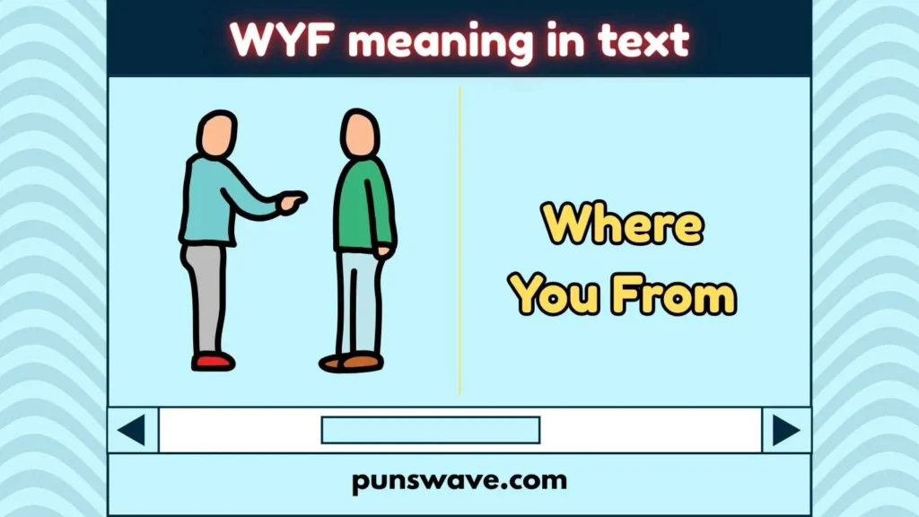 WYF meaning in text