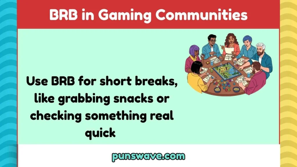 BRB in Gaming Communities