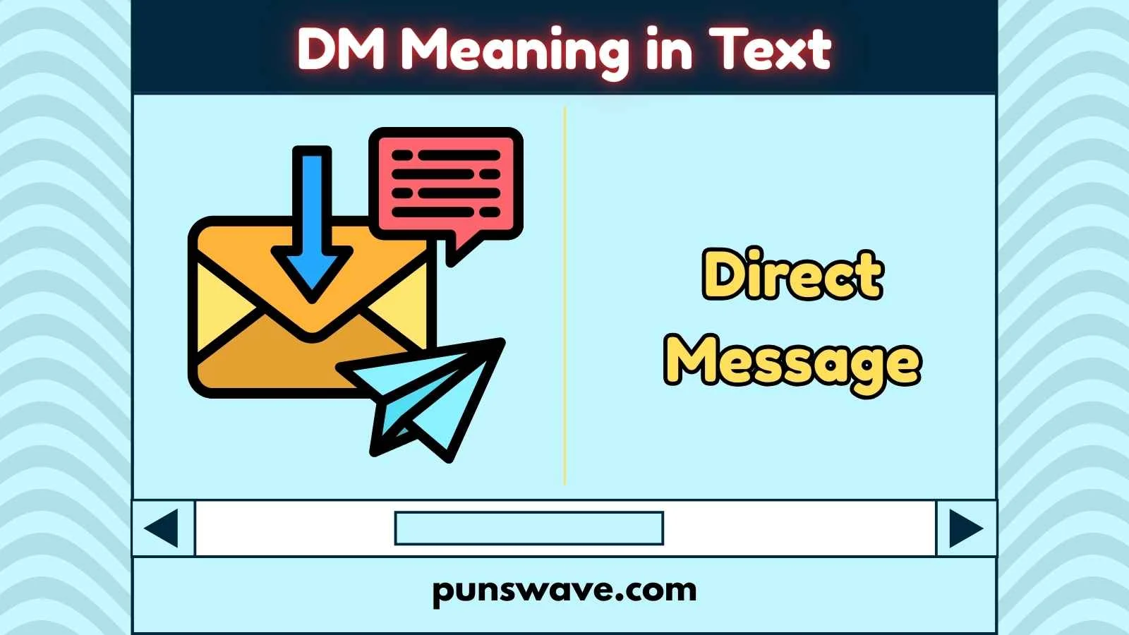 DM Meaning in Text