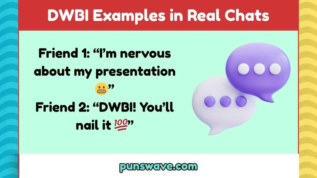 DWBI Examples in Real Chats