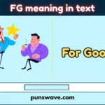 FG meaning in text