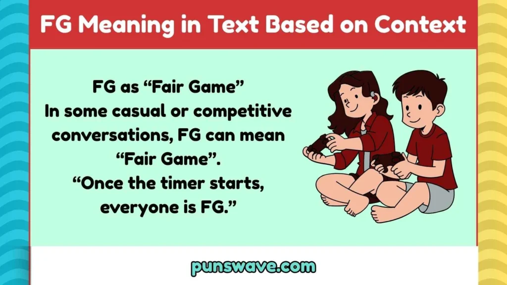 FG Meaning in Text Based on Context