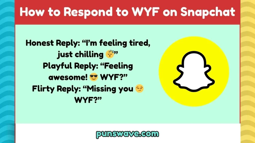 How to Respond to WYF on Snapchat