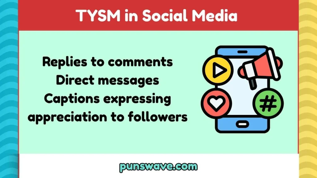 TYSM in Social Media