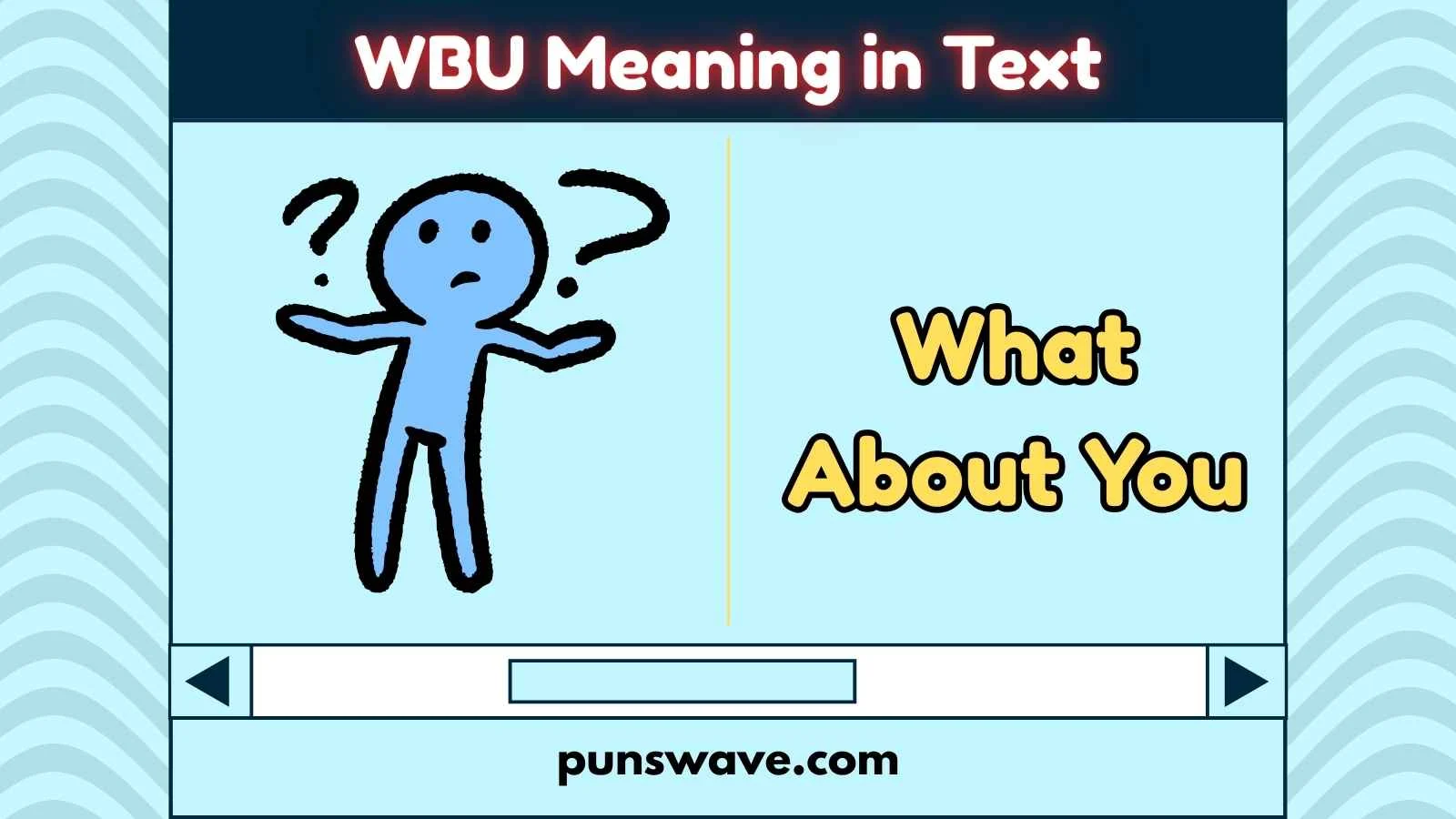 WBU Meaning in Text